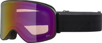 Alpina Slope Q-Lite Skibrille (832 black matt, Scheibe: Q-Lite red (S2))