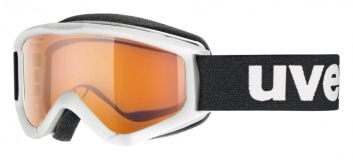 uvex Kinderskibrille Speedy Pro (1112 white, single lens, lasergold (S2))