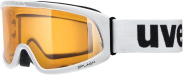 uvex Splash Skibrille (1119 white, single lens/lasergold lite)