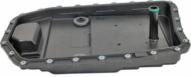 METZGER Ölwanne, Automatikgetriebe 8020036 mit Steckhülsengehäuse für BMW 24117552108 24152333907 24117571217