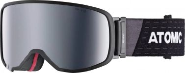 Atomic Revent Small Stereo HD Skibrille (black, Scheibe silver stereo HD)