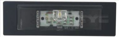 TYC Kennzeichenbeleuchtung mit LED Links oder Rechts (15-0213-00-9) für BMW 6 1