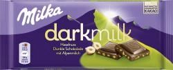Milka Tafel Darkmilk Haselnuss