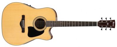 Ibanez AW70ECE-NT Akustikgitarre mit Pickup, massive Sitka-Fichtendecke