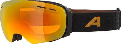 Alpina Granby Skibrille (837 black gold matt, Scheibe: MIRROR red (S2))