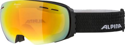 Alpina Granby Skibrille (835 black matt, Scheibe: MULTIMIRROR red (S2))