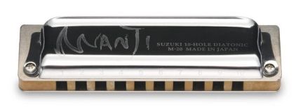 Suzuki MANJI M-20 D Harp 20 Mundharmonika - Abverkauf -