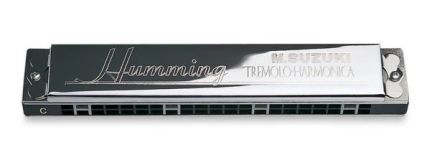 Suzuki Humming de Luxe Tremolo 21 Mundharmonika D-Dur -Abverkauf -