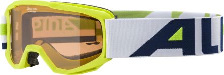 Alpina Piney SH Skibrille (471 lime matt, Scheibe: SINGLEFLEX (S2))