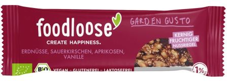 foodloose Nussriegel Garden Gusto, 35 gr Stück