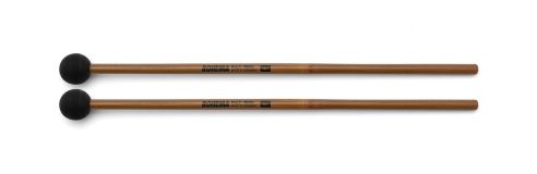Rohema 614761 - Percussion Schlägel, PM761 Hickory lackiert + Gummikopf; Paar