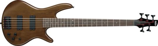 Ibanez GSR205B-WNF 5-Saiter E-Bass Open Pore finished Walnut Flat