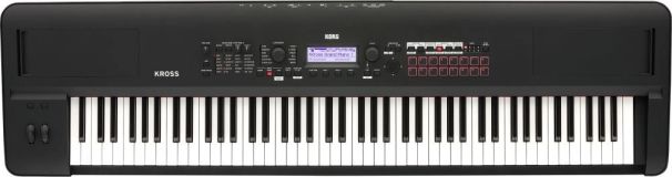 Korg KROSS 2-88MB Music Workstation mit 88 Tasten Hammermechanik, Vocoder, Seq
