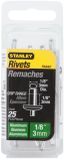 Stanley Blindnieten 3x3mm (25 Stück)