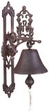Türglocke Nostalgie Glocke Gusseisen Antik-braun 38cm