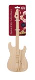 E-Gitarren-Pfannenwender und Mini-Schneidebrett Chopping Board aus Buchenholz