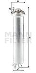 Mann Filter Kraftstofffilter Alpina: B10 Bmw: X5, 7, 5 WK532
