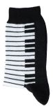 Socken, schwarz mit Tastaturdruck 35/38 Geschenke für Musiker