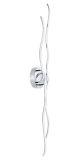 EGLO RONCADE LED Wand & Deckenleuchte, 1-flg., chrom, weiss