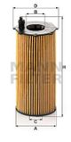 MANN-FILTER Ölfilter HU 820/2 x Motorölfilter,Filter für Öl JEEP,DODGE,WRANGLER III (JK),CHEROKEE (KJ),CHEROKEE (KK),Nitro SUV