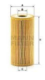 MANN-FILTER Ölfilter HU 7027 z Motorölfilter,Filter für Öl AUDI,HYUNDAI,KIA,A6 Avant (4G5, 4GD, C7),A7 Sportback (4GA, 4GF),A8 (4H2, 4H8, 4HC, 4HL)