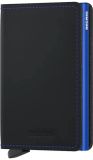 Secrid Wallets Slimwallet Matte 10 cm - black-blue