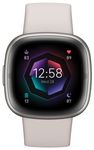 Fitbit Sense 2 in weiss | Smartwatch | EDA-SENSOR FÜR STRESSMANAGEMENT | EKG-FUNKTION | AKKU FÜR 6+ TAGE & SCHNELLES LADEN | 40+ TRAININGSMODI 