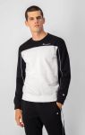 Fleece-Sweatshirt in Farbblockoptik