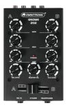 OMNITRONIC GNOME-202 Mini-Mixer schwarz 2-Kanal DJ-Mixer für Einsteiger