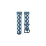 Fitbit Versa 3/ Sense, Sport Band-blau-L | Armband | Flexibles, robustes Silikonmaterial | Wasserabweisend | Passend für Sense und Versa 3