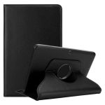 Cadorabo Tablet Hülle für Samsung Galaxy Tab 4 (10,1" Zoll) SM-T530 / T535 in HOLUNDER SCHWARZ Book Style Schutzhülle OHNE Auto Wake Up mit Standfunktion und Gummiband Verschluss