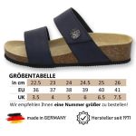 AFS-Schuhe »2745B« Keilpantolette für Damen aus Leder mit Klettverschluss, Made in Germany