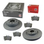 Zimmermann Bremsscheiben + Bremsbeläge vorne BMW 3 E90 + Cabrio E93 Coupe E92 Touring E91