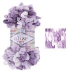 Alize »100g Strickgarn ALIZE Puffy Color Fingerstrickgarn Schlaufenwolle Stricken ohne Nadel« Häkelwolle, 9 m, 5923