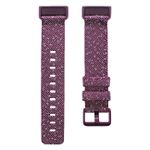 Fitbit Charge 4, Woven Band-rose-L | Armband | Gewebearmband aus recycelten Fasern | Schnalle aus Aluminium | Passend für Fitbit Charge 4 und Charge 3