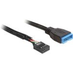 Adapterkabel USB 2.0 Pin Header Buchse > USB 3.0 Pin Header Stecker