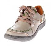 TMA »Damen Leder Schuhe Sneaker Halbschuhe TMA 1646« Schnürschuh Achtung! Sohlenfarben können variieren, Used Look