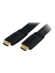 StarTech.com High Speed Flat HDMI Cable with Ethernet - video/ljud/nätverkskabel - HDMI