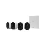 Arlo Ultra 2 System Bundle (4xKamera) in Weiss | WiFi-Kamera Set | Außenbereich, Innenbereich | Glasklares 4K-HDR-Video | Verbesserte Nachtsicht in Farbe