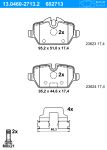 ATE Bremsbeläge mit Zubehör Hinten (13.0460-2713.2) für Mini Countryman BMW 1