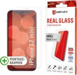 Displex »DISPLEX Real Glass Panzerglas für Apple iPhone 12 mini (5,4), 10H Tempered Glass, mit Montagerahmen, 2D« für Apple iPhone 12 Mini, Displayschutzglas, 1 Stück
