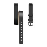 Fitbit Luxe, Leather Double Wrap, Armband schwarz , One Size