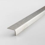 Proviston - Mini-Winkelprofil | Edelstahl | Edelstahl matt | Breite 15 mm | Höhe 5 mm | Länge 2700 mm | Ungebohrt | Treppenkantenprofil |