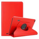 Cadorabo Tablet Hülle für Huawei MediaPad T3 7 (7,0" Zoll) in MOHN ROT Book Style Schutzhülle OHNE Auto Wake Up mit Standfunktion und Gummiband Verschluss
