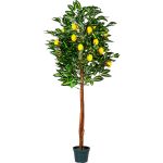 PLANTASIA® Zitronenbaum, Kunstpflanze, Kunstbaum, 180cm