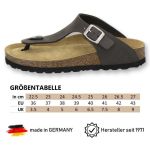 AFS-Schuhe »2107« Zehentrenner für Damen aus Leder mit Fussbett, Made in Germany