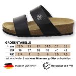 AFS-Schuhe »2745B« Keilpantolette für Damen aus Leder mit Klettverschluss, Made in Germany