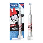 Oral-B Junior Minnie Mouse | Elektrische Zahnbürste für Kinder | Visuelle 360°-Andruckkontrolle | Intigrierter Timer | Drei Putzprogramme | Sensitive Clean Bürstenkopf