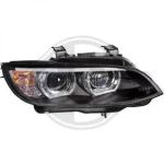 LED Angel Eyes Scheinwerfer für BMW E92 Coupe E93 Cabrio schwarz XENON ohne AFS